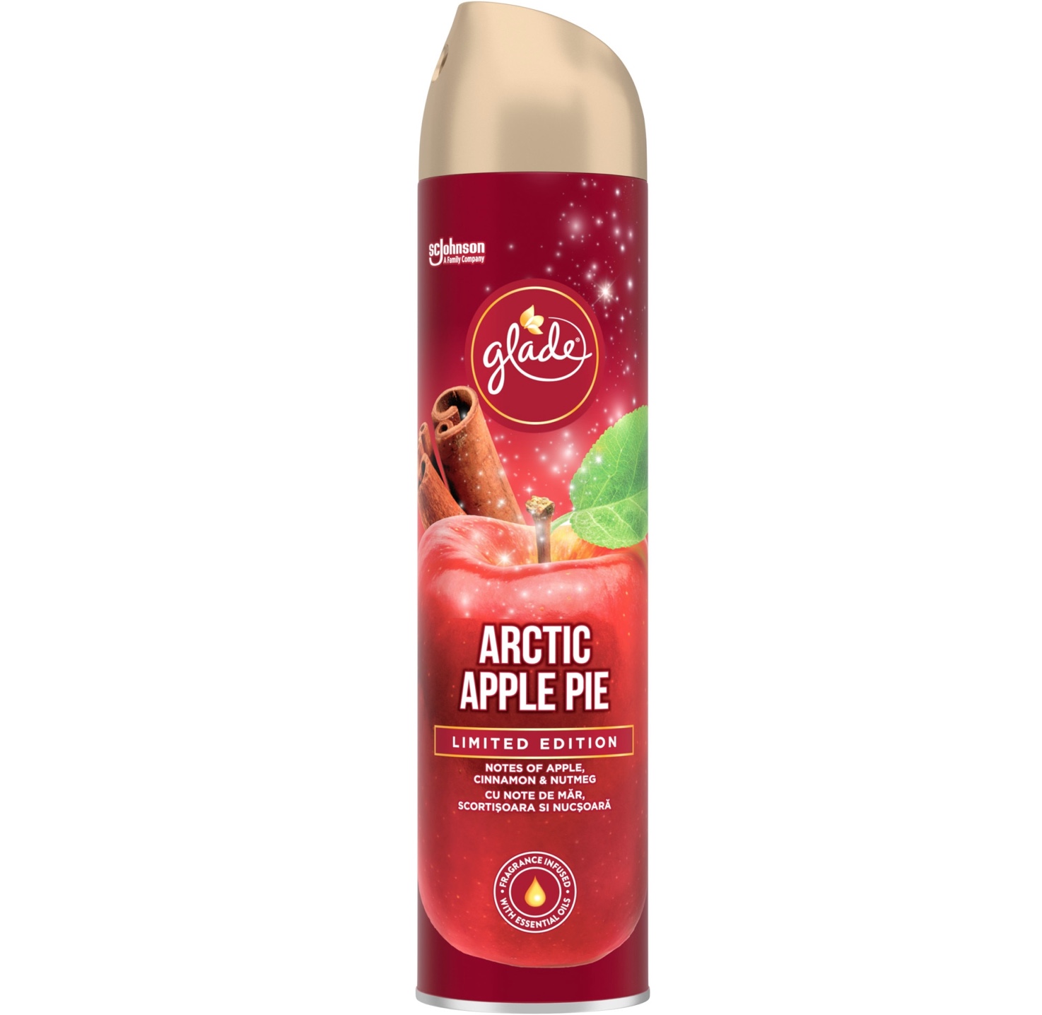 SPRAY CAMERA ODORIZANT GLADE 300ml - ARCTIC APPLE PIE